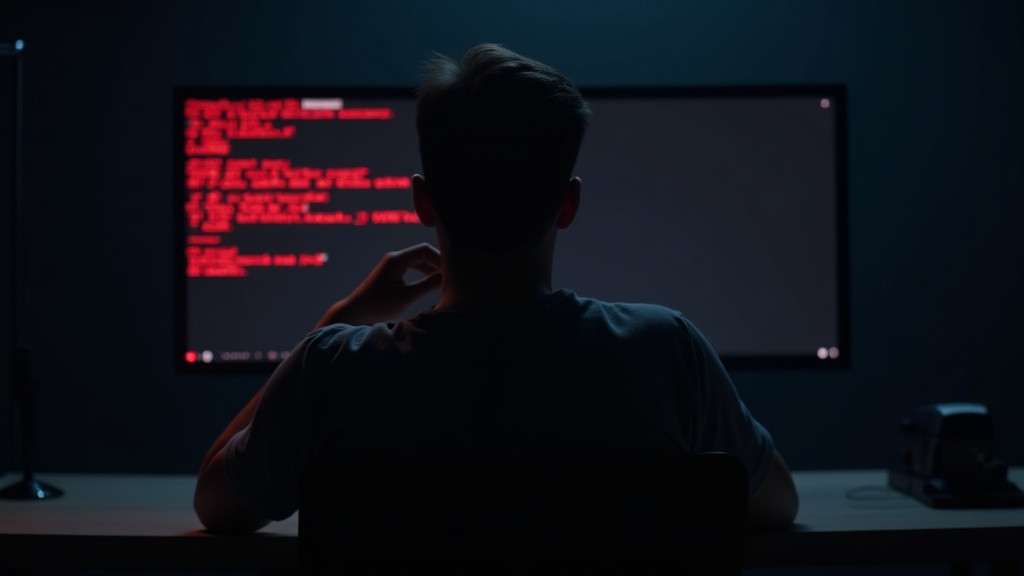 Pythonコマンドが認識されないエラーに直面している初心者のイメージ