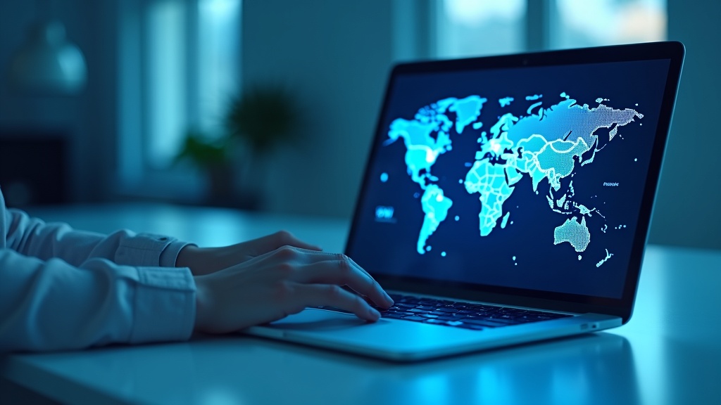 MacのVPNアプリ画面——世界各地のサーバー拠点を選択できるインターフェース