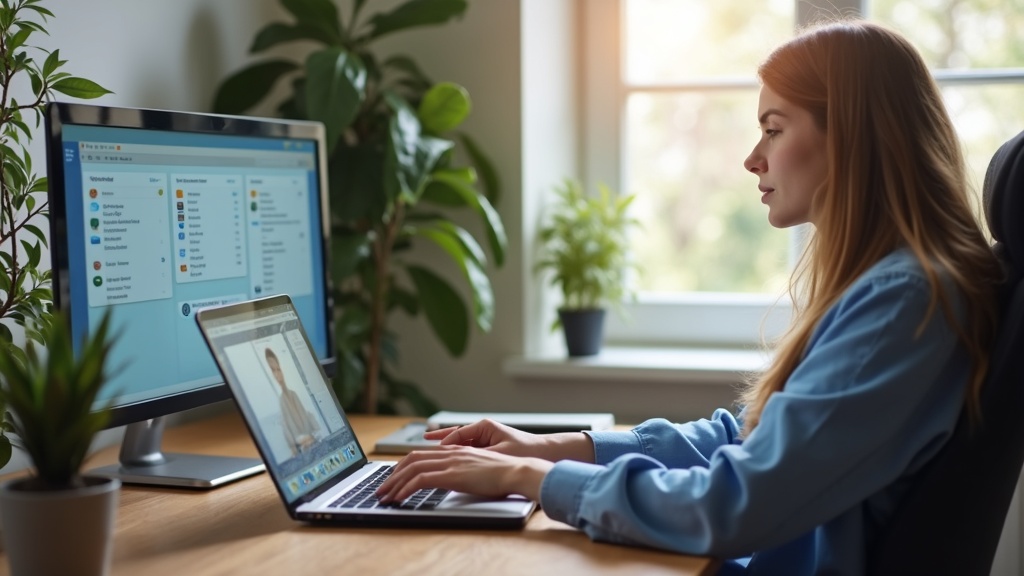 自宅でVPN接続を使いリモートワーク中のWindowsユーザー