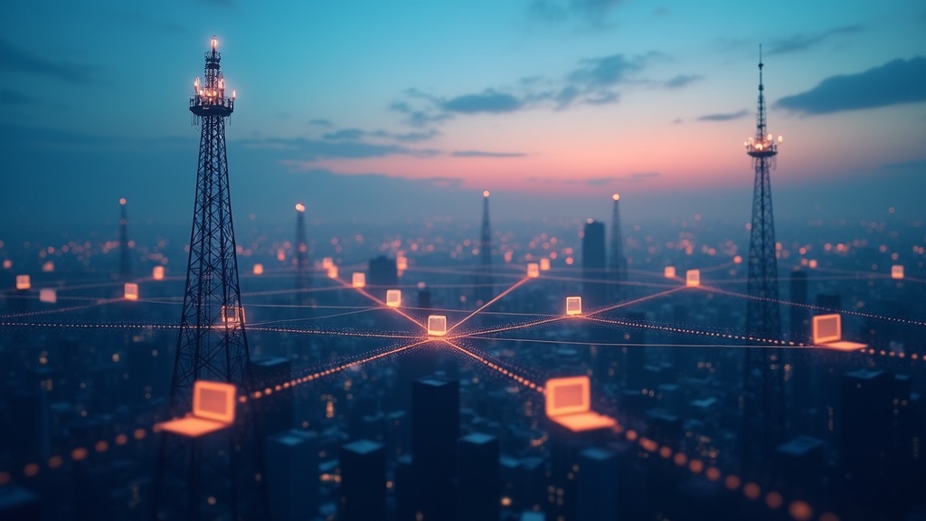 MVNOが大手キャリアの通信インフラから回線を借りてサービスを提供するネットワーク構造のイメージ