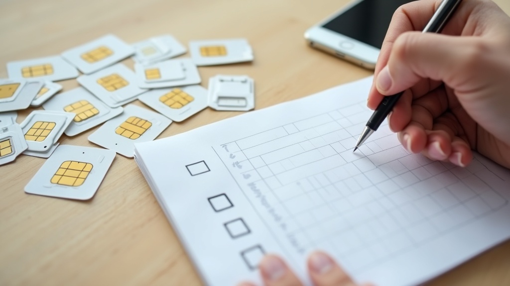格安SIM選びのポイントを確認するチェックリストとSIMカード比較
