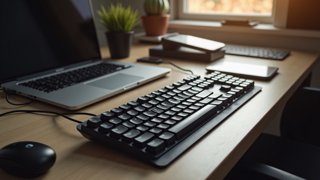 ワイヤレスメカニカルキーボード1台でPC・タブレット・スマホをマルチペアリングするテレワーク環境