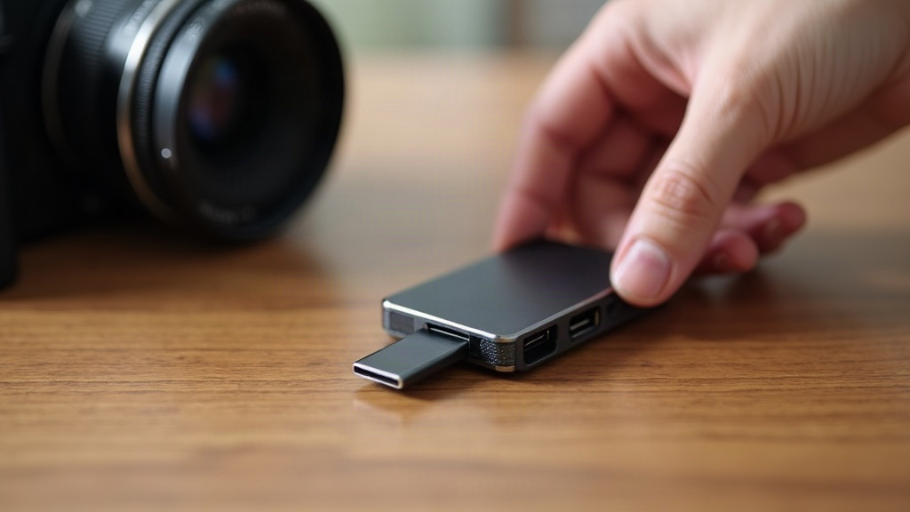 SDカードとmicroSDカードに対応したUSB-Cマルチカードリーダーの使用シーン